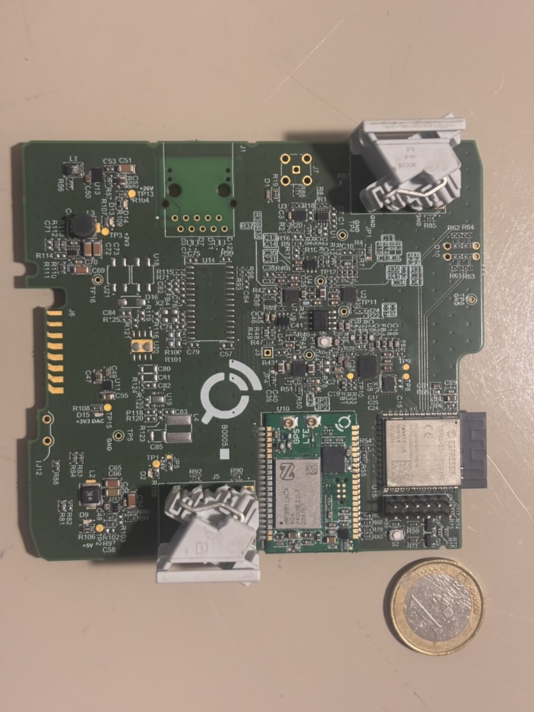 Vibrationsplatte mit integriertem DECT NR+ Modul