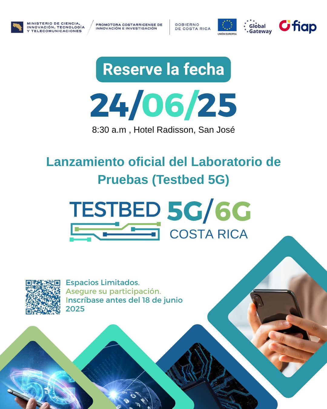 Testbed 5G/6G in Costa Rica, gepostet von Qartia auf LinkedIn